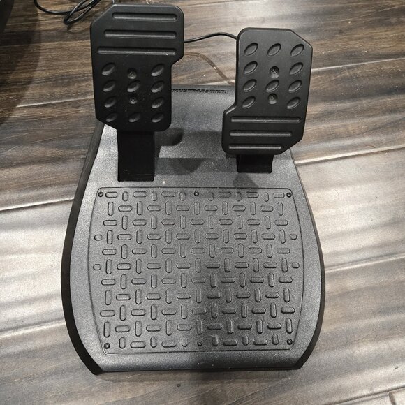 PlayStation 3 & 4 Thrustmaster T80 Black Racing Wheel & Pedals Tested Works! - Picture 2 of 6